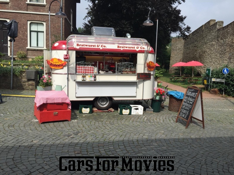 CarsForMovies | Nagetusch Verkaufswagen 1970 DDR Weiß Rot Nutzfahrzeug Verkaufswagen Nordrhein-Westfalen 4839 Imbiss Foodtruck Anhänger Zirkus Oldtimer